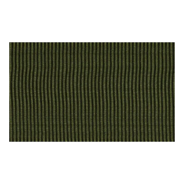 Sample - Schumacher Wide Faille Tape in Leaf For Sale