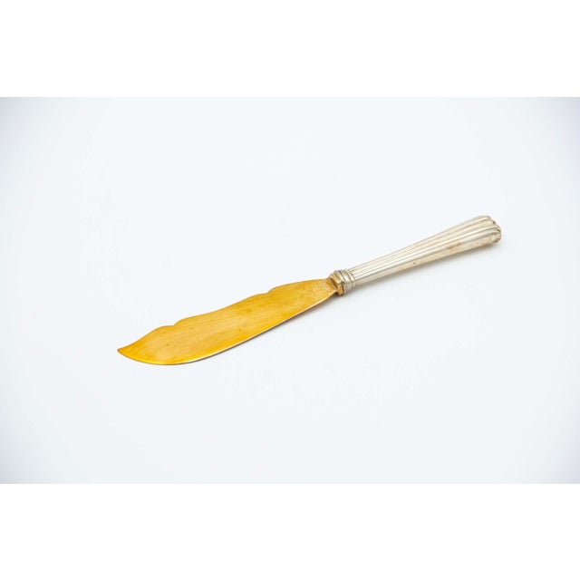 Fish Knife in Gilded Silver For Sale - Image 4 of 4