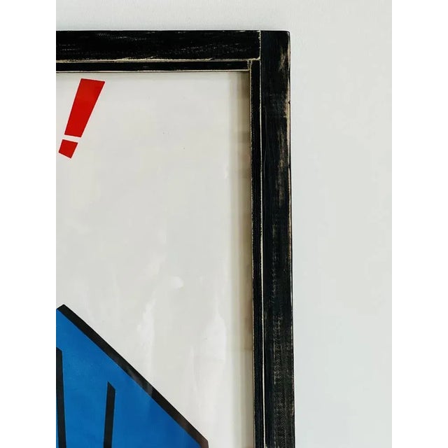 Vintage Industrial Framed Poster For Sale - Image 5 of 10