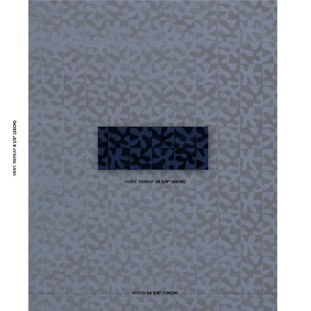 Modern Dance Velvet derives its wonderful grid of organic amorphous forms from Matisse cutouts. Rendered in different...