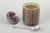 Ceramic Jam Jar with Silver Spoon from Palshus, Denmark, 1970s, Set of 2 For Sale - Image 3 of 5