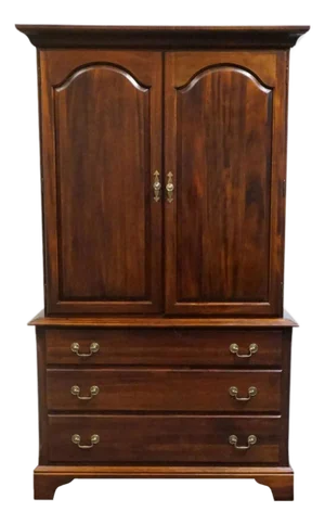 Cresent Furniture Solid Cherry Traditional Style 41" Clothing Storage Armoire 7220