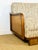Art Deco Living Room Set in Curved Wood with Tweed and Cane, 1950s, Set of 3 For Sale - Image 17 of 18