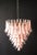 Sumptuous Pink and White Petal Murano Glass Chandelier, Italy, 1980s For Sale - Image 12 of 13