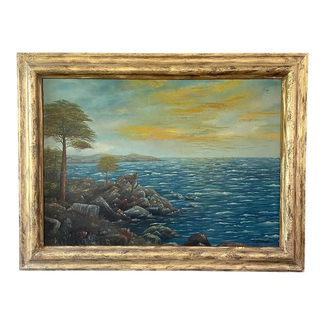 Late 19th Century Oil Landscape Painting on Board - Signed For Sale