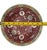 1980s Red Chinese Longevity Plates/Shallow Bowls, 9" - S/6 For Sale - Image 5 of 11