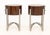 Brown Pair of Michael Berman Zebra Wood Bedside Tables For Sale - Image 8 of 9