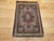 Textile 19th Century Persian Kerman Lavar Rug, Hand-Knotted Wool, Floral Pattern, Ivory & Burgundy, 2x3 For Sale - Image 7 of 9