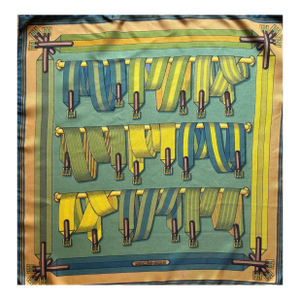 Hermès « Les Sangles » Gavroche Scarf