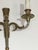 Bronze 1940s Louis XVI Bronze and White Painted Wall Sconces - a Pair For Sale - Image 8 of 9