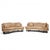Edward Wormley for Dunbar Mid Century Janus Sofas - Pair Each sofa measures: 82 wide x 36 deep x 31 inches high, with a...
