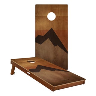 Retro Elakai Mahogany Pathfinder Cornhole Boards For Sale