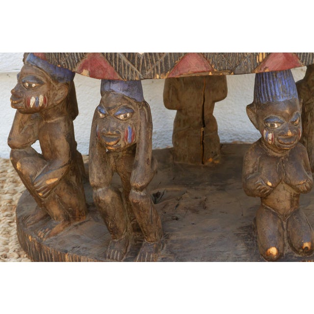 1950s Mid 20th Century African Ceremonial Table For Sale - Image 5 of 12
