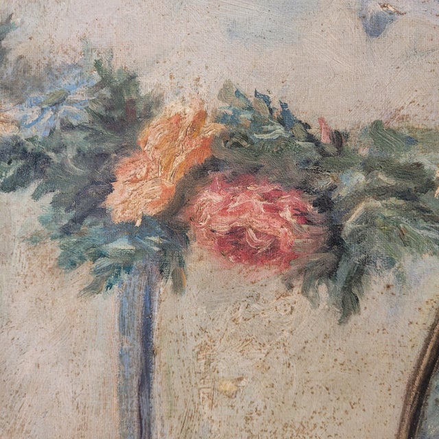 D. Berthault, Cherubs, France, 1922, Oil on Canvas, Set of 2 For Sale - Image 13 of 18