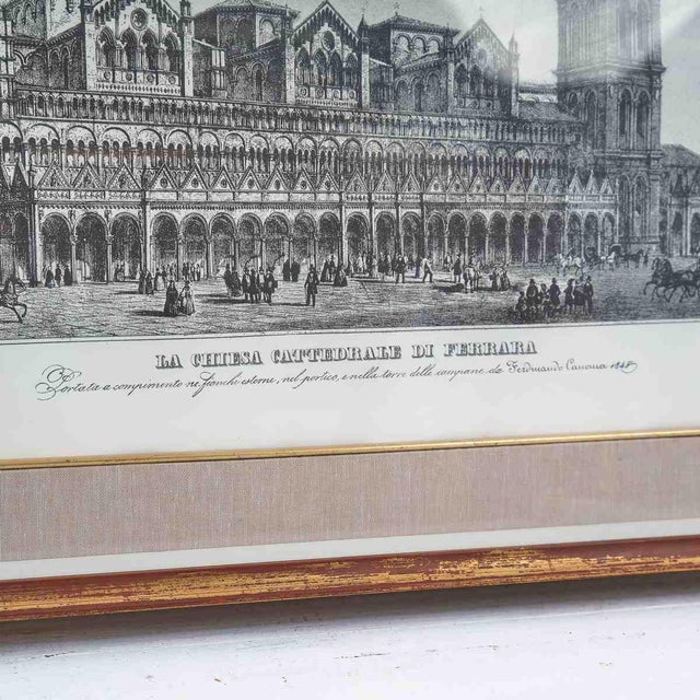 Modern Unknown, Cathedral of Ferrara, 2000s, Print For Sale - Image 3 of 6