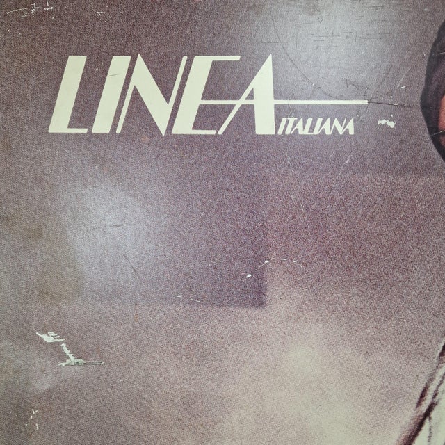 Italian Linea Italiana Fashion Exhibition Poster on Aluminum, 1984 For Sale - Image 10 of 13