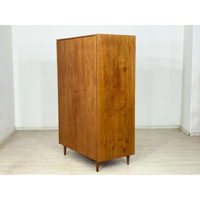 Wood Mid-Century Wardrobe in Oak & Pine, 1960s For Sale - Image 7 of 13