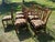 Set of 8, six side chairs and two arm chairs hardly used, smoke free/pet free home retail for side chairs: $1650 each...