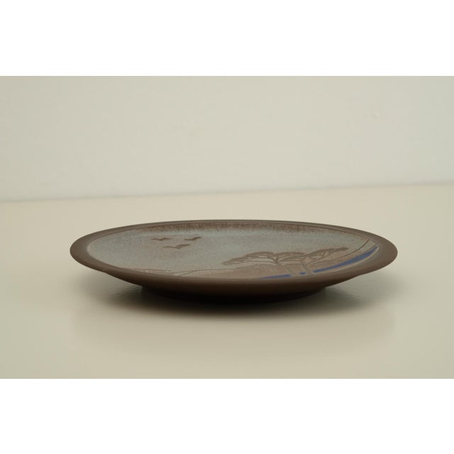 Mid-Century Danish Ceramic Wall Plate, 1960s For Sale - Image 10 of 10