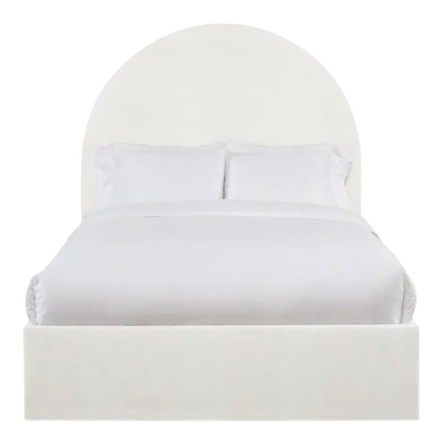 This listing is for the headboard only, and does not include the bedframe with the purchase. From Chairish's line of...