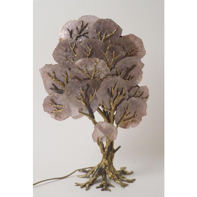 Sculptural Tree Lamp attributed to Richard Faure for Maison Honore Paris, 1970s For Sale - Image 9 of 14