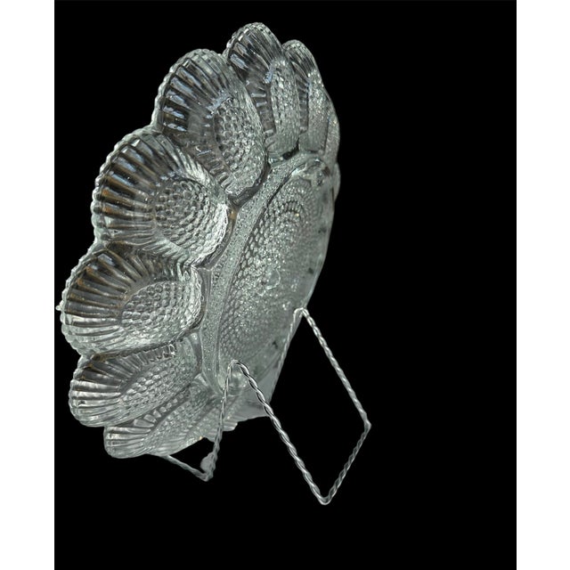 1970s Hobnail Glass Egg Plate Indiana Glass, 1970’s For Sale - Image 5 of 8