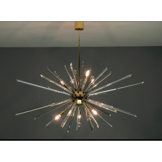 Glass and Metal Floor Lamp by René Roubíček for Nový Bor, 1960s For Sale - Image 6 of 18