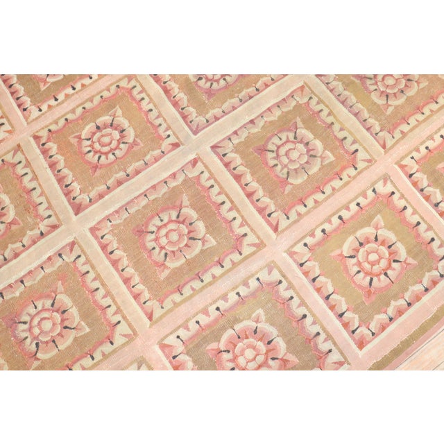 19th Century 18th Century Zabihi Collection French Aubusson - 5'6" x 7'4" For Sale In New York - Image 6 of 12
