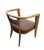 Mid-Century Modern Early Art Deco Modern White Oak Armchair in the Style Josef Hoffmann For Sale - Image 3 of 7