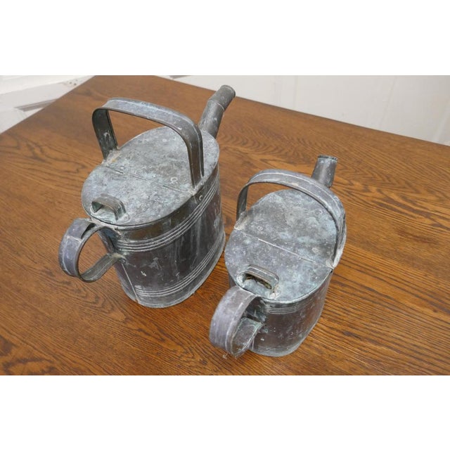 Victorian Brass Hot Water Jugs, 1860s, Set of 2 For Sale - Image 4 of 7