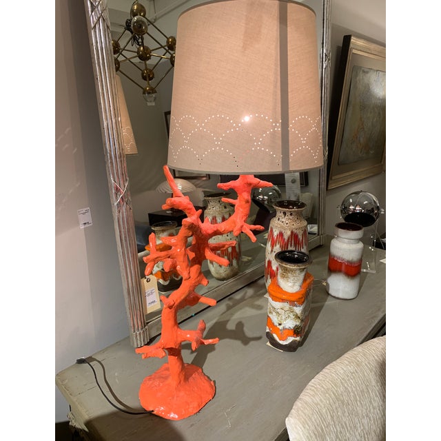 Very unique artisan-made bought in Paris. Constructed from plaster applied over iron. An art piece, truly one of a kind!
