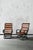 Set of Bamboo Armchairs with Leather Strap Seats by Tito Agnoli, Italy, 1960s For Sale - Image 9 of 9