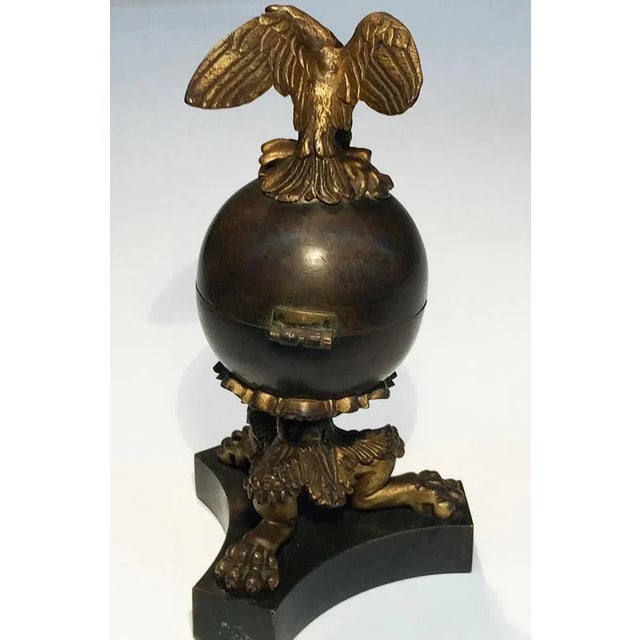 Bronze Inkwell from H. Luppens & Co, Bruxelles, Belgium For Sale - Image 4 of 6
