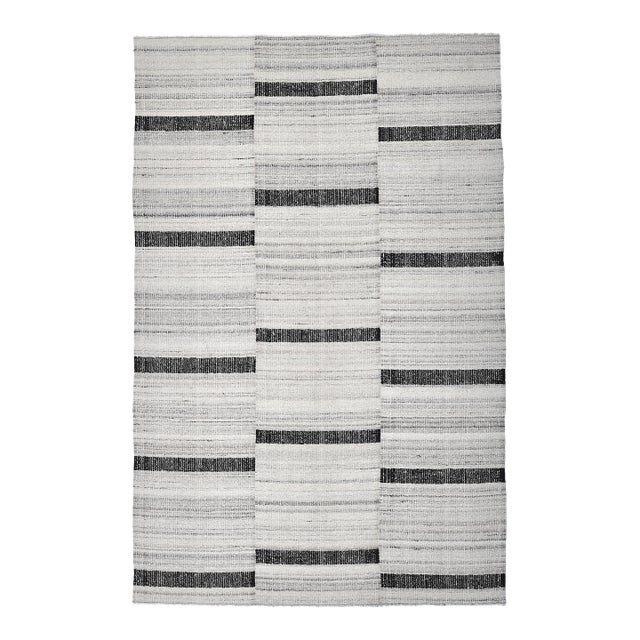 1970s Turkish Home Living Stripe Kilim Rug For Sale