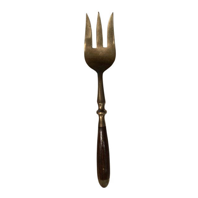 Lord Nelson 1980s Lord Nelson Marco Polo Bronze and Rosewood Flatware - 50 pcs For Sale - Image 4 of 12