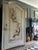 Antique Painted Pine Armoire with Chinoiserie Panel, 1890s For Sale - Image 3 of 14