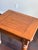 Vintage Rustic Solid Pine Square End Table — Turned Baluster Leg Farmhouse Spanish Colonial Side Table For Sale - Image 9 of 12