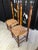 Wood Vintage Folk Art Ostrich Design Chairs With Rush Seats - a Pair For Sale - Image 7 of 9