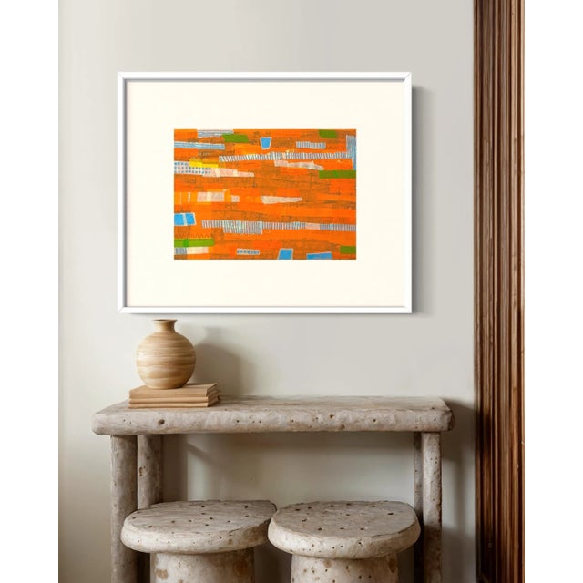 Contemporary Contemporary Mixed Media Painting, "La Brea #9" For Sale - Image 3 of 4