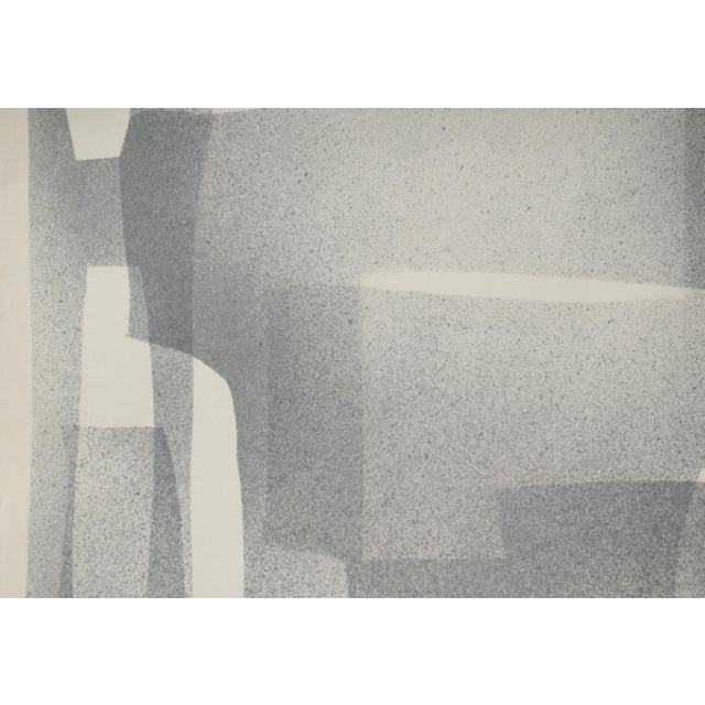 Gray Ernst Bräuer, Composition Grau, 1964, Lithograph For Sale - Image 8 of 13