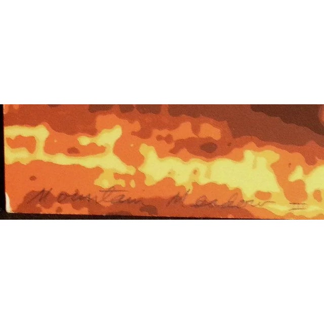 Impressionist 1980s Scott Nellis "Mountain Meadow Iii" Signed & Numbered Serigraph Aspen Trees For Sale - Image 3 of 4