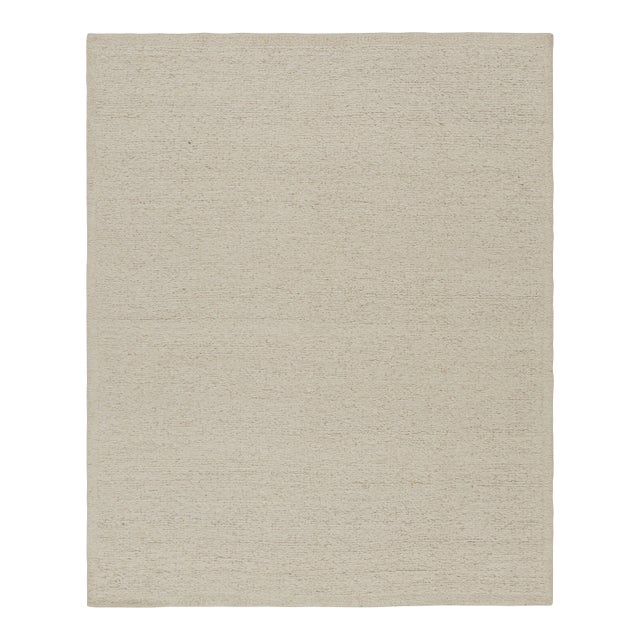 Rug & Kilim’s Contemporary Textural Rug in Tones of Cream and Off-White - 5x8 For Sale