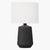 2020s Hable by Visual Comfort Studio Hable Panola Table Lamp in Rough Black Ceramic For Sale - Image 5 of 5