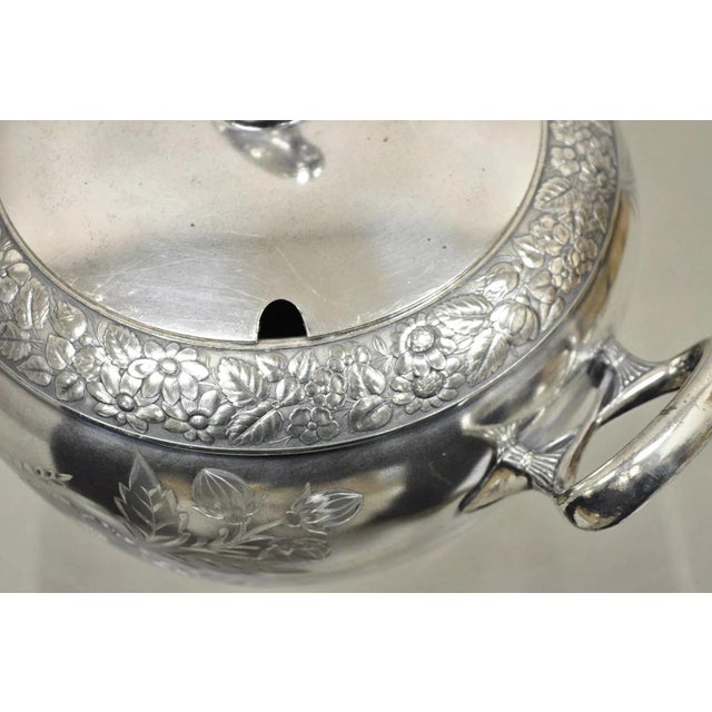 Silver Antique Art Nouveau Silver Plated Lidded Soup Tureen Engraved "Louise" For Sale - Image 8 of 11