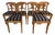 19th C Swedish Biedermeier Flame Birch Dining Chairs - Set of 6 For Sale