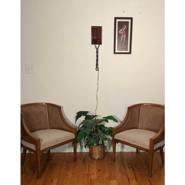 Vintage Mid-Century Brown Stitched Leather Working Northern Telecom Phone Wall or Desk, Circa 1970s For Sale - Image 12 of 12