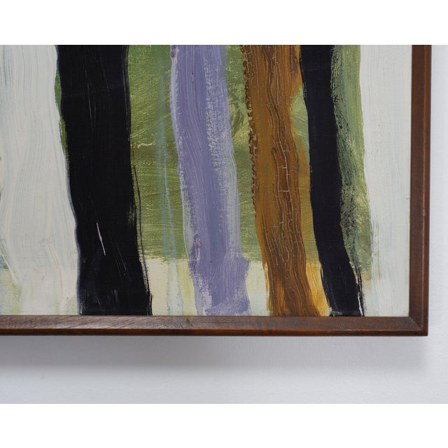 "Still Life With Flowers" Painting by Bryan Wilson 3 Ft. 1960 For Sale - Image 9 of 18
