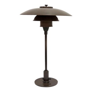 Rare Poul Henningsen Copper Ph 3/2 Table Lamp, 1930 For Sale