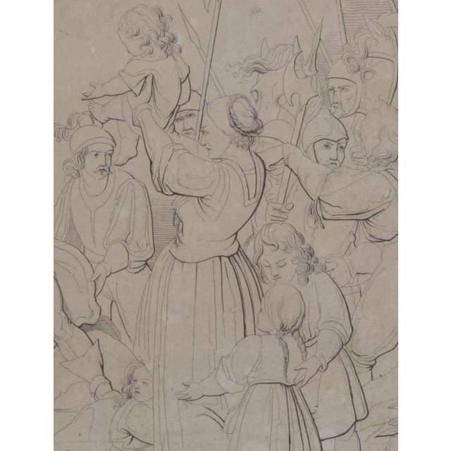 Working Drawing for a Painting of a Historical Scene, Italy, 18th Century For Sale In San Francisco - Image 6 of 6