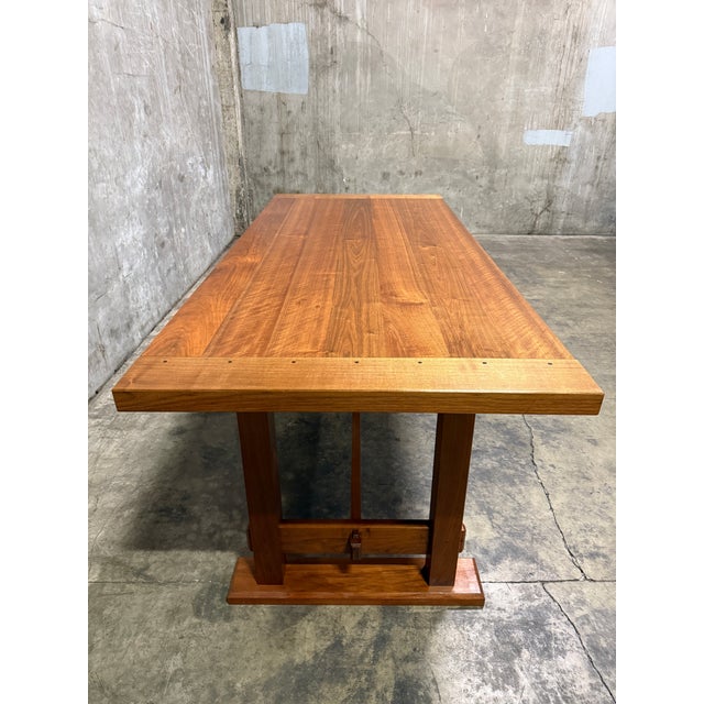 Uhuru Design High-Top Table in Walnut — Commissioned for George Clooney, 2010, Brooklyn Ny For Sale In San Francisco - Image 6 of 13